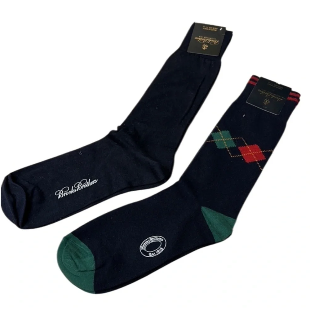 BROOKS BROTHERS cotton socks NO OFFERS PLS